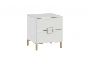 Спальный гарнитур Стелла №4 Золото розовое, Белый холст, Белый Жемчуг, Велюр Confetti Cream