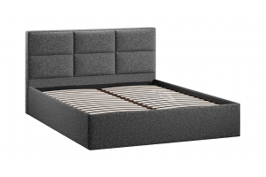 Спальный гарнитур Стелла №4 Золото розовое, Серый вулкан, Фон серый, Экомех Barni Grey