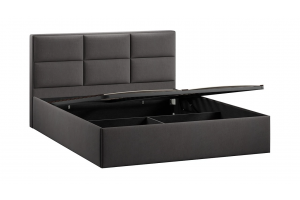 Спальный гарнитур Стелла №4 Золото розовое, Серый вулкан, Фон серый, Велюр Графит