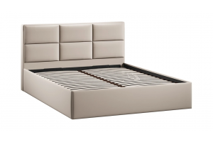 Спальный гарнитур Стелла №5 Золото розовое, Белый холст, Белый Жемчуг, Велюр Confetti Cream