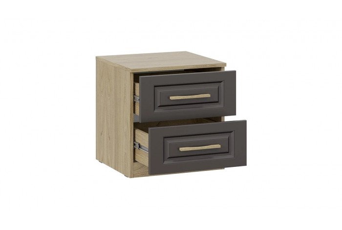 Спальный гарнитур «Сэнди» №5 Вяз благородный, Серый вулкан, Велюр Графит