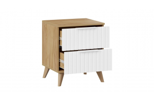 Спальный гарнитур Хилтон №4 Бук матовый, Дуб Крафт золотой, Белый матовый