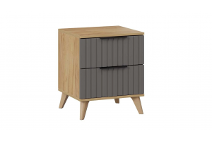 Спальный гарнитур Хилтон №4 Бук матовый, Дуб Крафт золотой, Графит матовый