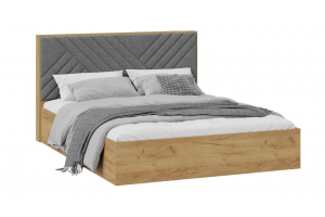 Спальный гарнитур Хилтон №4 Черный матовый, Дуб Крафт золотой, Графит матовый