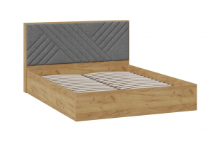 Спальный гарнитур Хилтон №4 Черный матовый, Дуб Крафт золотой, Графит матовый