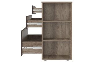 Комод Энигма КМ-06 (дуб каньон - венге)
