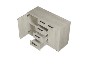 Комод Стандарт-2 (дуб крафт белый)