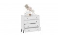 Комод «Пандора» - 414.004.000 Белый снег, Белый матовый