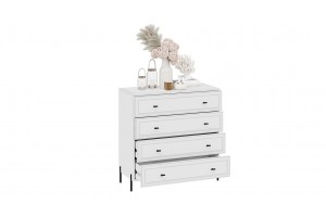 Комод Пандора Белый снег, Белый матовый
