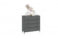 Комод «Пандора» - 414.004.000 Серый графит, Графит матовый