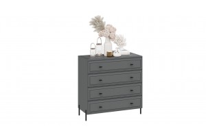 Комод Пандора Серый графит, Графит матовый