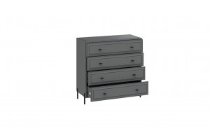 Комод Пандора Серый графит, Графит матовый