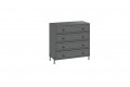 Комод «Пандора» - 414.004.000 Серый графит, Графит матовый