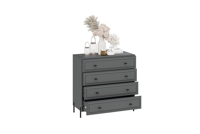 Комод «Пандора» - 414.004.000 Серый графит, Графит матовый