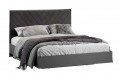 Кровать «Бетта» 1600 Тип 1 - 413.001.000 Серый графит, Велюр Серый