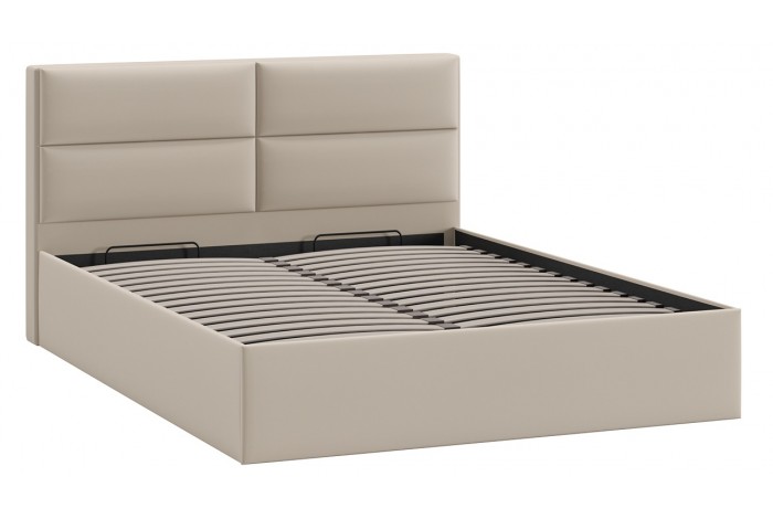 Кровать с ПМ «Глосс» 1400 Тип 1 (с подъемным механизмом) Велюр Confetti Cream