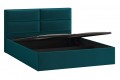 Кровать с ПМ «Глосс» 1400 Тип 1 (с подъемным механизмом) Велюр Confetti Izumrud
