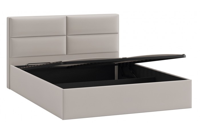 Кровать с ПМ «Глосс» 1400 Тип 1 (с подъемным механизмом) Велюр Confetti Smoke