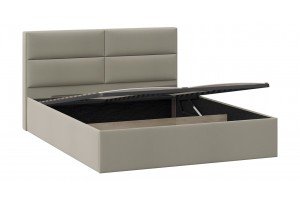 Кровать с ПМ Глосс 1600 Тип 1 с подъемным механизмом Велюр Мокко темный