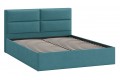 Кровать без ПМ «Глосс» 1800 Тип 1 (без подъемного механизма) Микровелюр Wellmart Indigo