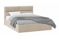 Кровать без ПМ «Глосс» 1800 Тип 1 (без подъемного механизма) Велюр Мокко светлый