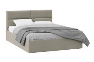 Кровать без ПМ Глосс 1800 Тип 1 без подъемного механизма Велюр Мокко темный