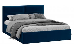 Кровать с ПМ Глосс 1800 Тип 1 с подъемным механизмом Велюр Confetti Blue