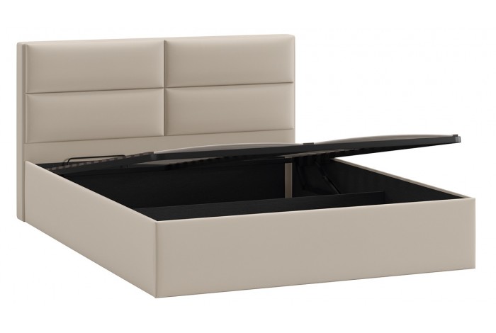 Кровать с ПМ «Глосс» 1800 Тип 1 (с подъемным механизмом) Велюр Confetti Cream