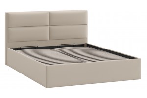 Кровать с ПМ Глосс 1800 Тип 1 с подъемным механизмом Велюр Confetti Cream