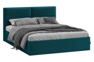Кровать с ПМ Глосс 1800 Тип 1 с подъемным механизмом Велюр Confetti Izumrud