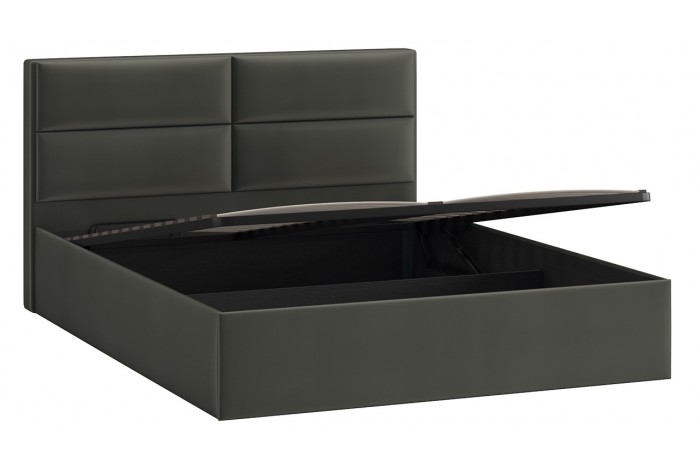 Кровать с ПМ «Глосс» 1800 Тип 1 (с подъемным механизмом) Велюр Confetti Stone