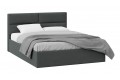 Кровать с ПМ «Глосс» 1800 Тип 1 (с подъемным механизмом) Велюр Графит