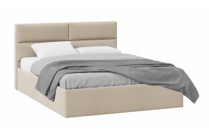 Кровать с ПМ Глосс 1800 Тип 1 с подъемным механизмом Велюр Мокко светлый