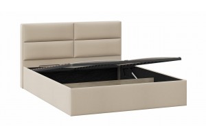 Кровать с ПМ Глосс 1800 Тип 1 с подъемным механизмом Велюр Мокко светлый