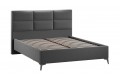Кровать без ПМ «Делана» 1600 (без подъемного механизма) Экомех Barni Grey