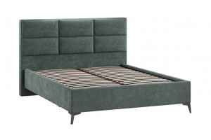 Кровать без ПМ Делана 1600 (без подъемного механизма) Велюр Brut Forest 09