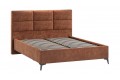 Кровать без ПМ «Делана» 1600 (без подъемного механизма) Велюр Brut Terracot 13