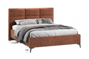 Кровать без ПМ Делана 1600 (без подъемного механизма) Велюр Brut Terracot 13