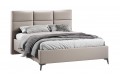 Кровать без ПМ «Делана» 1600 (без подъемного механизма) Велюр Confetti Smoke