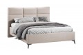 Кровать без ПМ «Делана» 1600 (без подъемного механизма) Велюр Мокко светлый