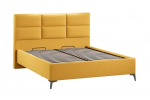 Кровать с ПМ Делана 1600 (с подъемным механизмом) Экомех Barni Curcuma