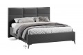Кровать с ПМ «Делана» 1600 (с подъемным механизмом) Экомех Barni Grey