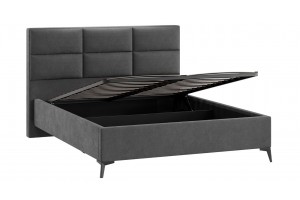 Кровать с ПМ Делана 1600 (с подъемным механизмом) Микрошенилл Relax Graphite