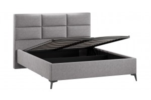 Кровать с ПМ Делана 1600 (с подъемным механизмом) Микрошенилл Relax Mocco