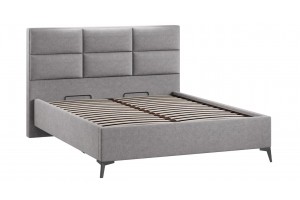 Кровать с ПМ Делана 1600 (с подъемным механизмом) Микрошенилл Relax Mocco