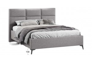 Кровать с ПМ Делана 1600 (с подъемным механизмом) Микрошенилл Relax Mocco