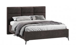 Кровать с ПМ Делана 1600 (с подъемным механизмом) Велюр Brut Chocolate 17