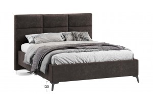 Кровать с ПМ Делана 1600 (с подъемным механизмом) Велюр Brut Chocolate 17
