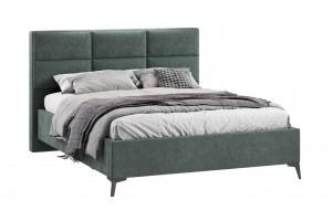 Кровать с ПМ Делана 1600 (с подъемным механизмом) Велюр Brut Forest 09