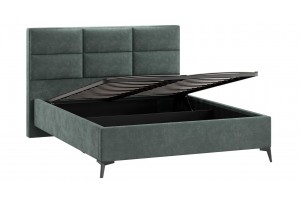 Кровать с ПМ Делана 1600 (с подъемным механизмом) Велюр Brut Forest 09